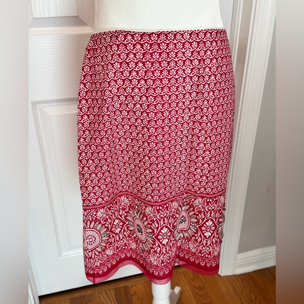 Ellie Tahari Embellished Skirt